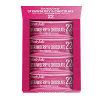 Bodylab Protein Bar (12 x 65 g) - Strawberry & White Chocolate