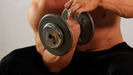 Dumbbell curls