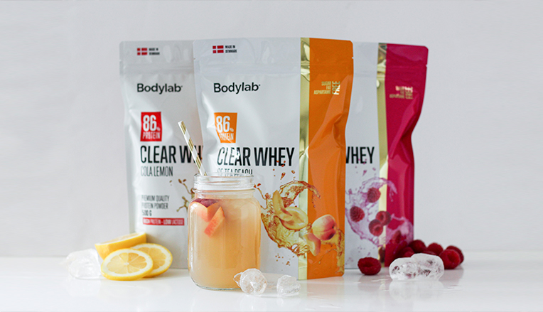 Bodylabs 3 Clear Whey varianter