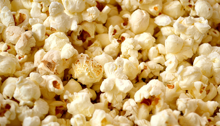 Popcorn (mæthedsværdi = 154 %)
