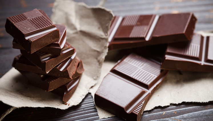 Mørk chokolade er sundt i små mængder