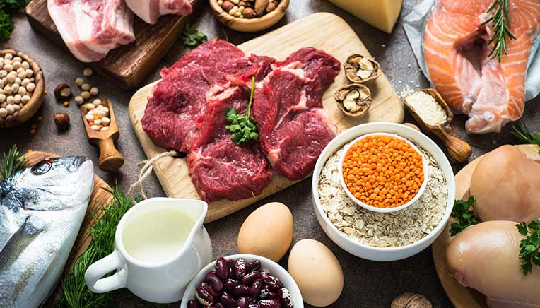 Proteinholdige fødevarer