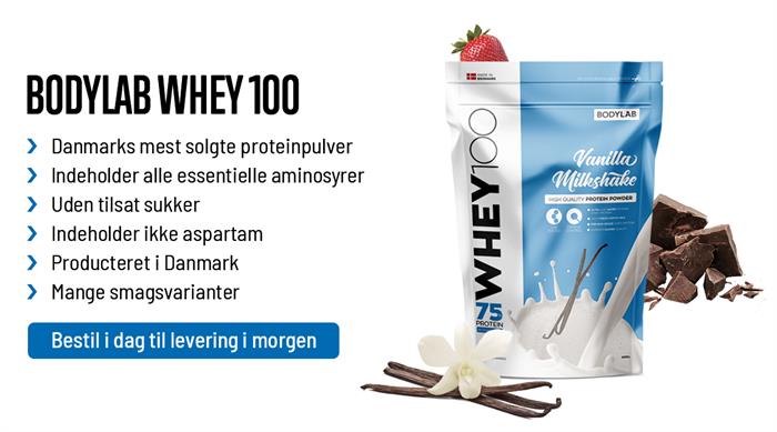 Proteinpulver Bodylab Whey 100 af valleprotein