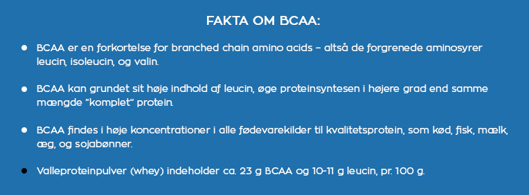 Faktaboks omkring bcaa