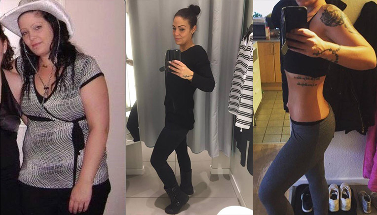 Kvinde vægttabs transformation