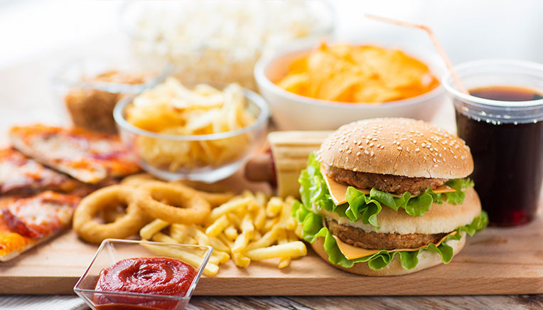 Junkfood og light sodavand