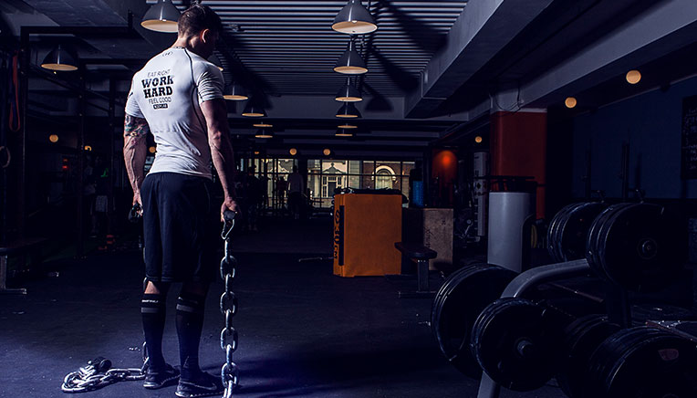 Fitness atlet mand