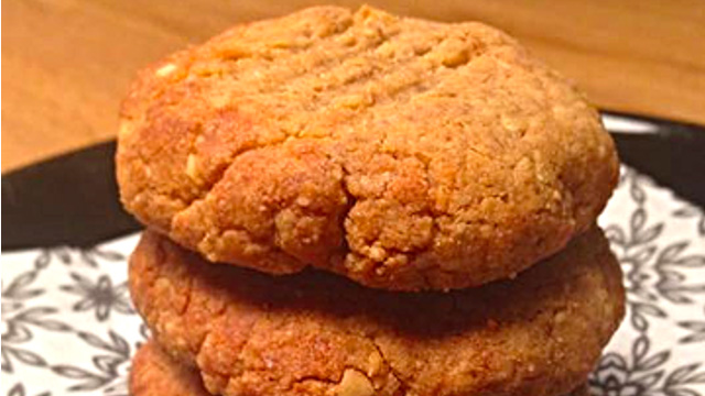 15 min. Peanutbutter Protein Cookies
