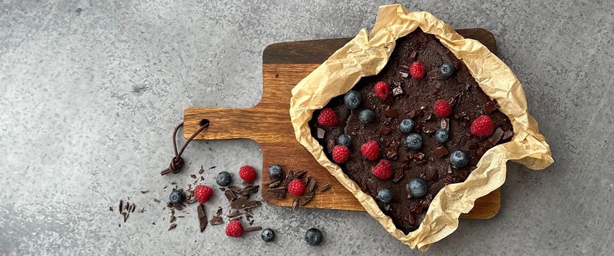Proteinrig chokoladebrownie 