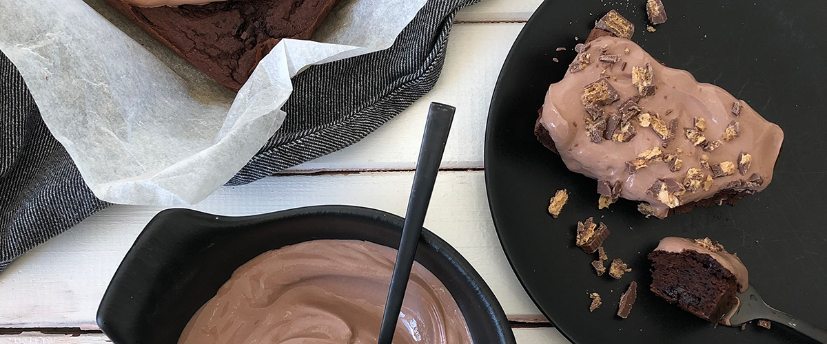 Chokoladekage med chokolademousse