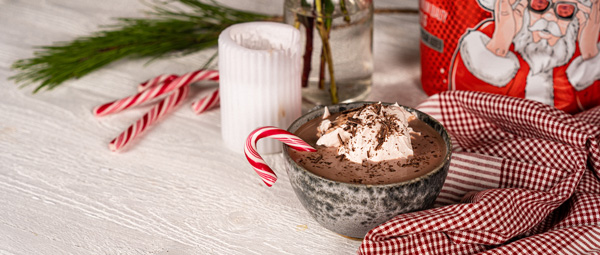 Varm kakao med fluffy skumnissecreme