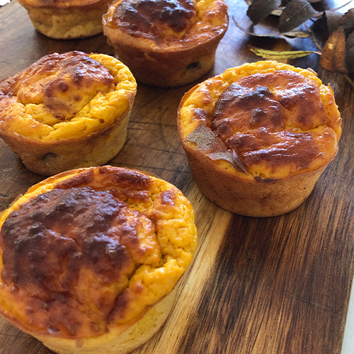 Halloween Muffins med chokolade