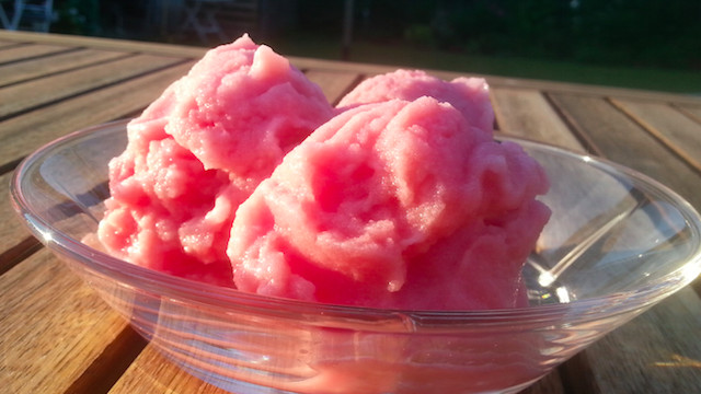 Vandmelonsorbet