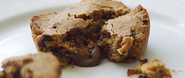 Cookie-muffin med proteinella