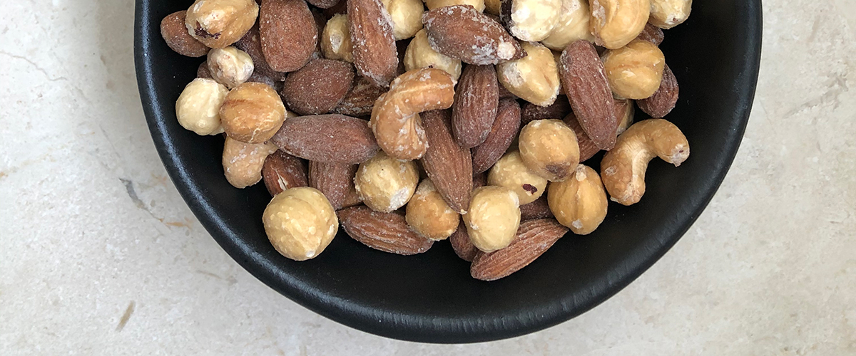 Saltet nøddemix