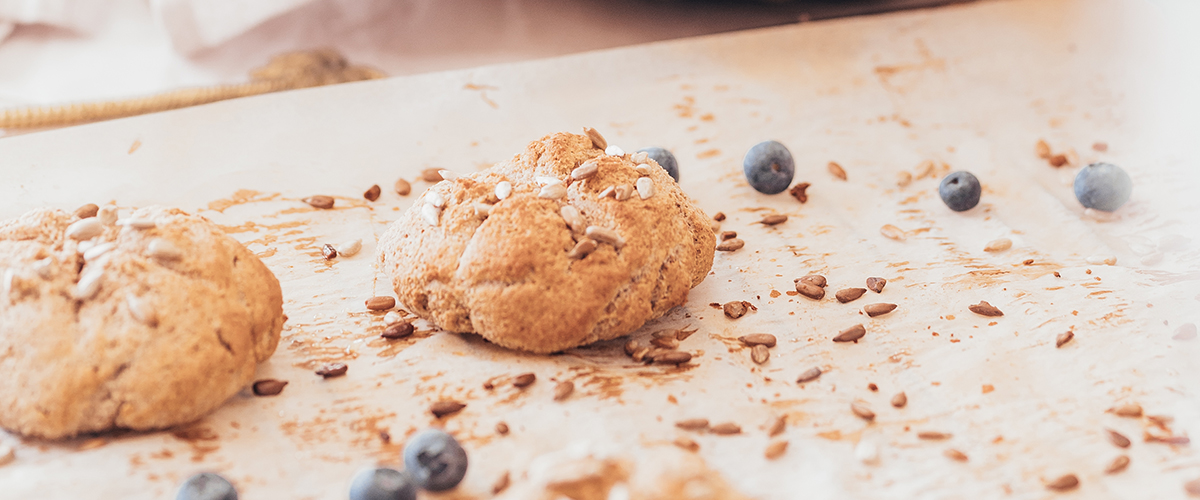 Veganske proteinrige scones