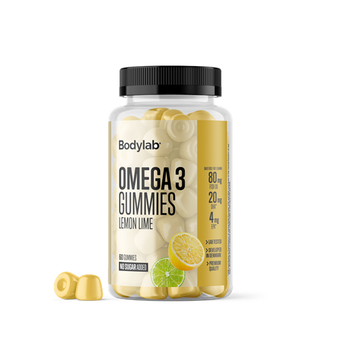 Bodylab Omega 3 Gummies (60 stk) - Lemon Lime
