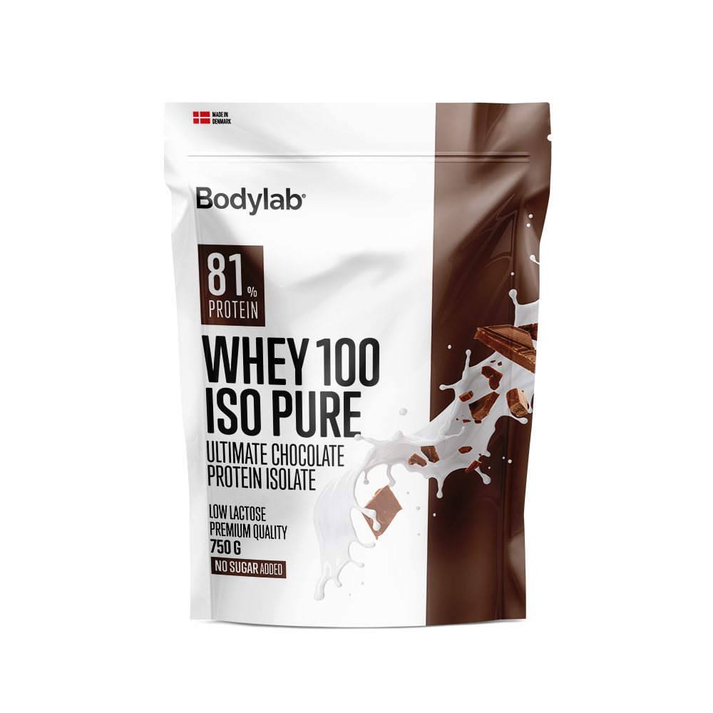 Køb Bodylab Whey 100 ISO Pure (750 g) - Ultimate Chocolate - Pris 189.00 kr.