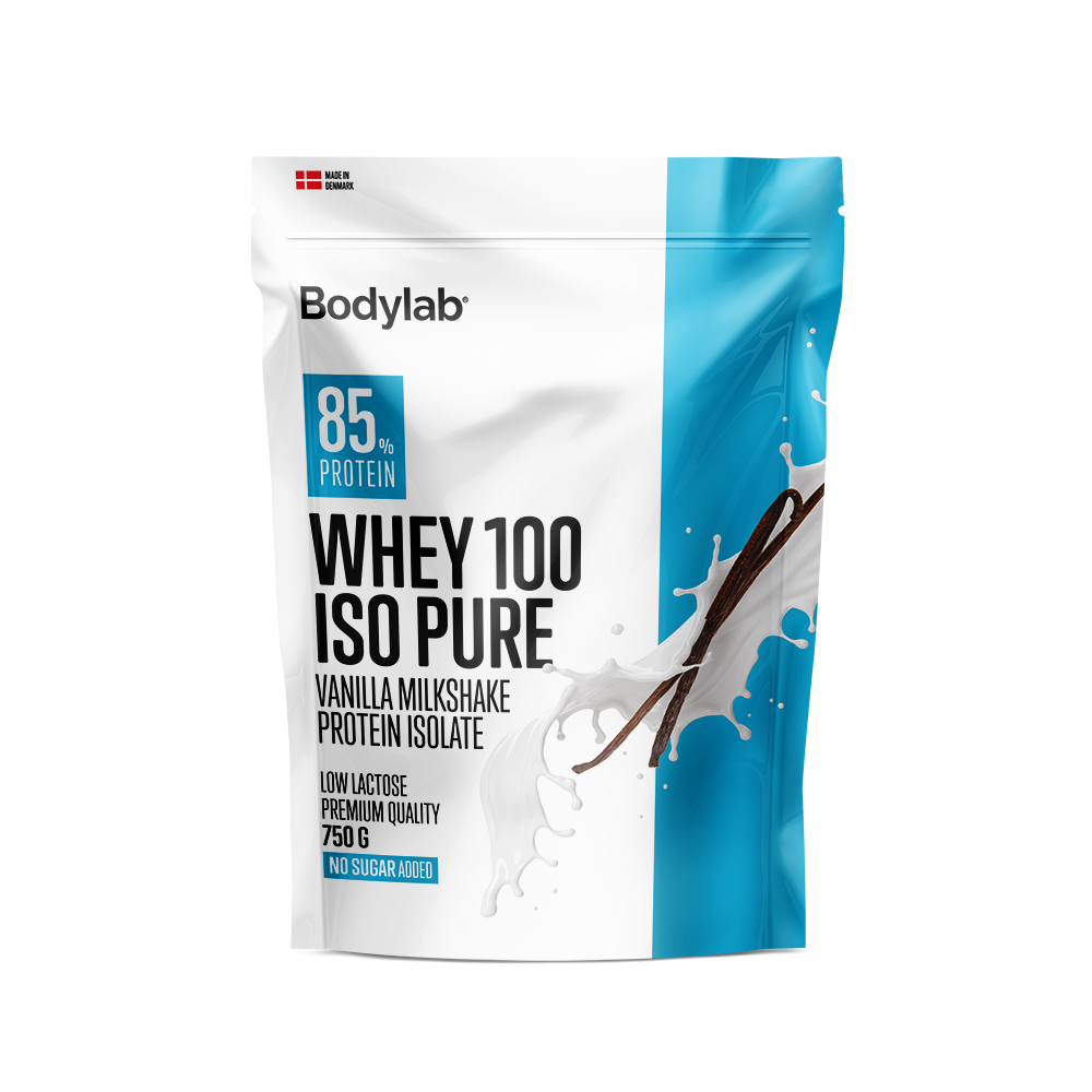 Brug Whey 100 ISO Pure (750 g) - Vanilla Milkshake til en forbedret oplevelse