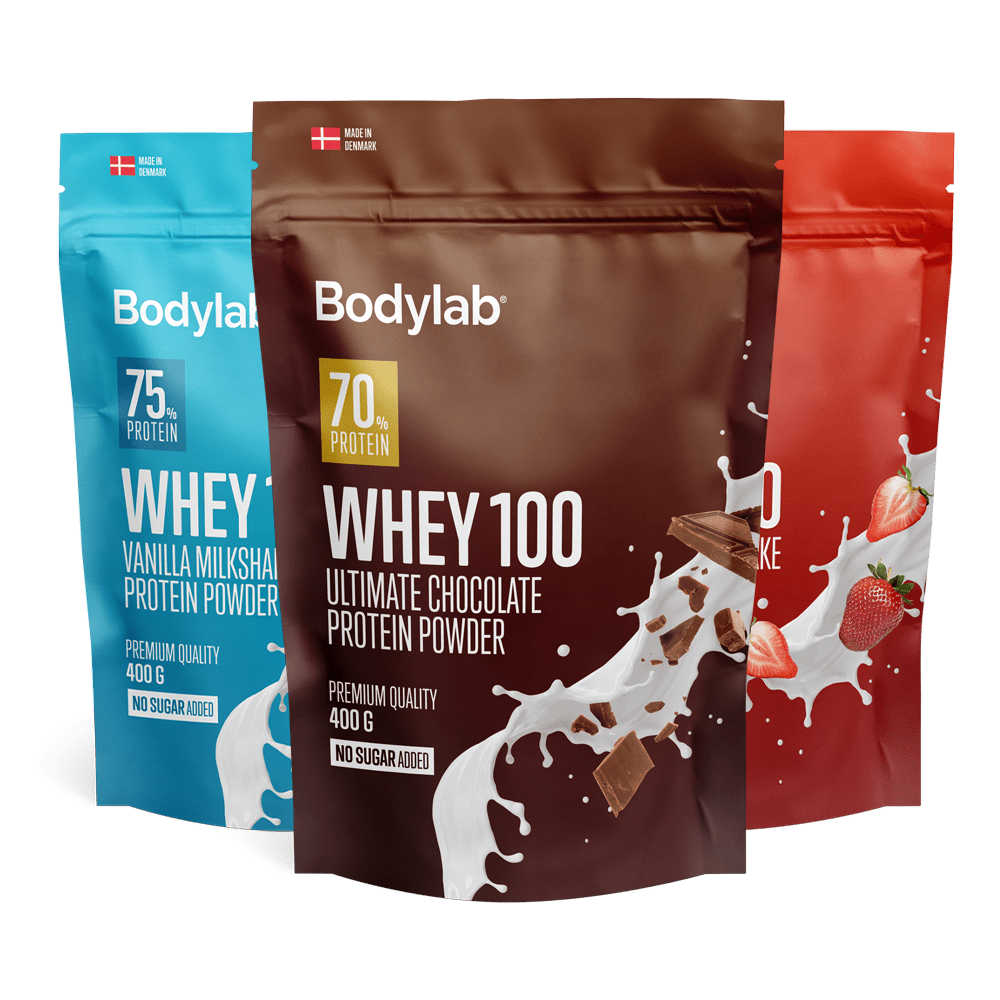 Køb Bodylab Whey 100 (400 g) - Pris 139.00 kr.