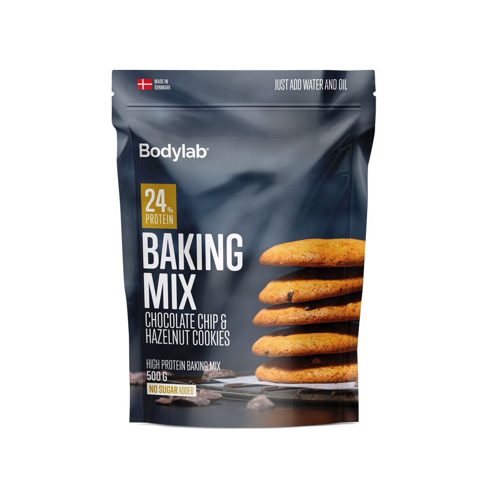 Brug Protein Baking Mix (500 g) - Chocolate Chip & Hazelnut Cookies til en forbedret oplevelse