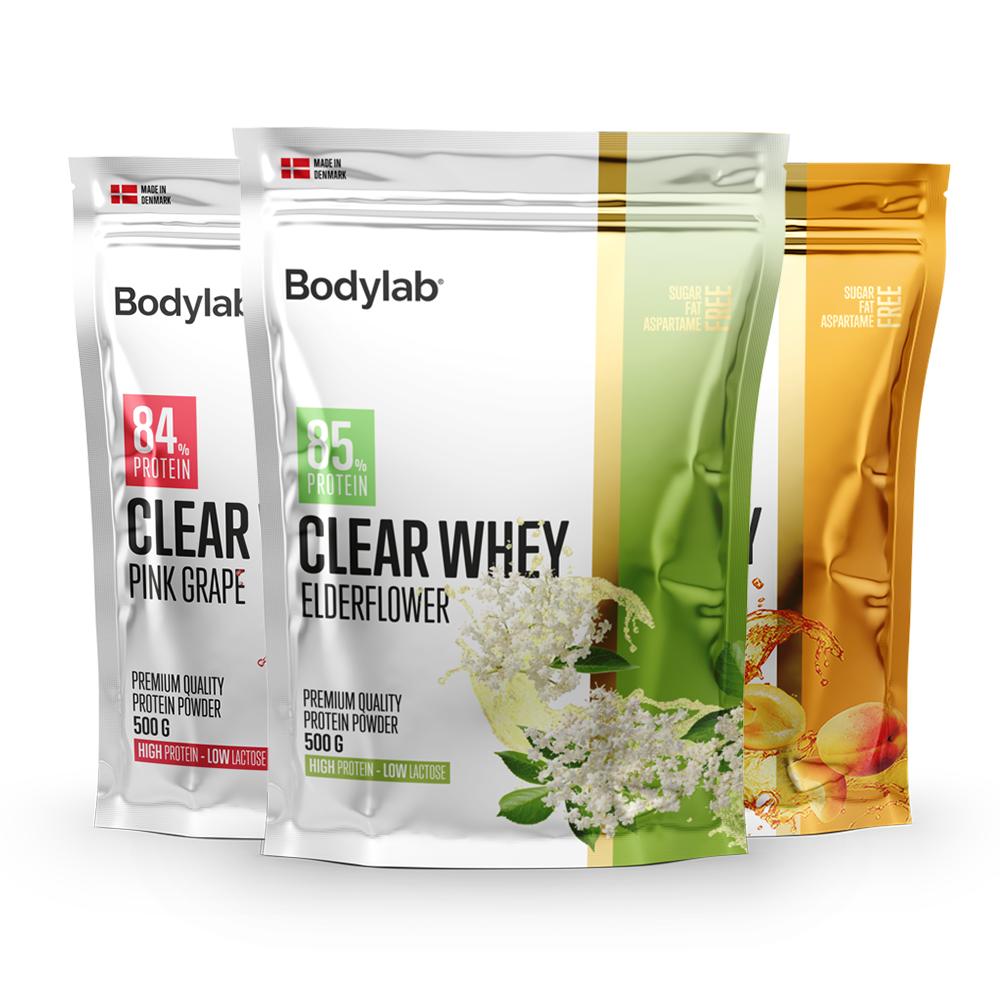 Brug Clear Whey (500 g) til en forbedret oplevelse