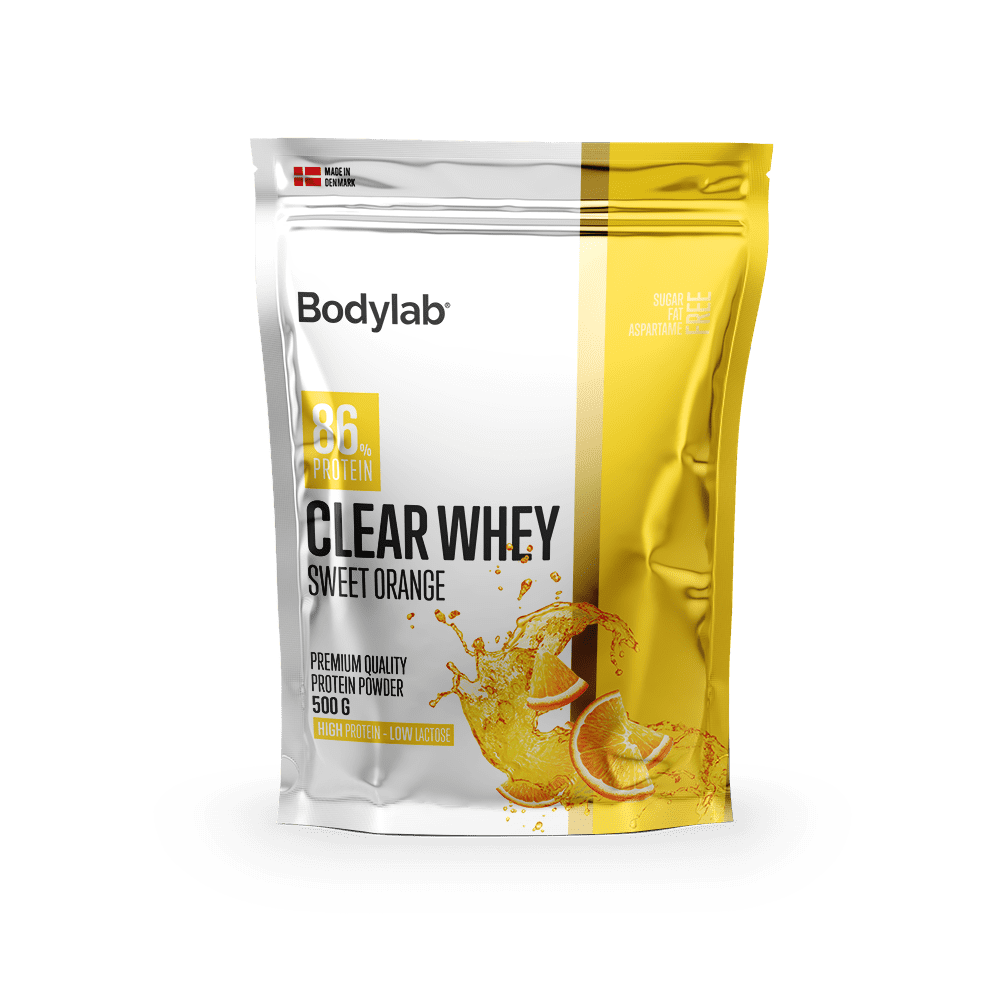 Køb Clear Whey (500 g) - Sweet Orange - Pris 165.00 kr.