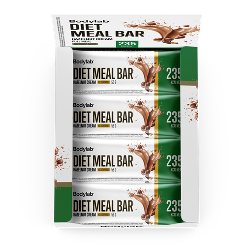 Bodylab Diet Meal Bar (12 x 55 g) - Hazelnut Cream