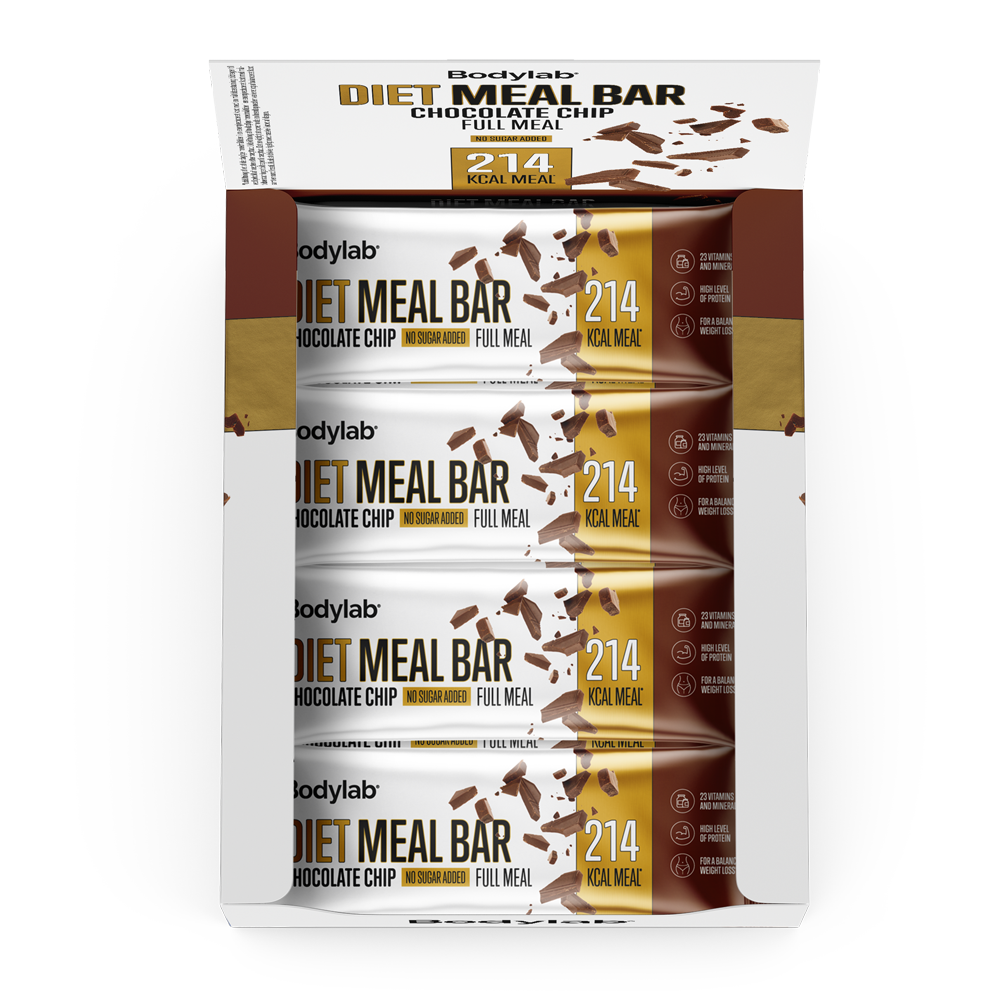 Brug Diet Meal Bar (12 x 55 g) - Chocolate Chip til en forbedret oplevelse