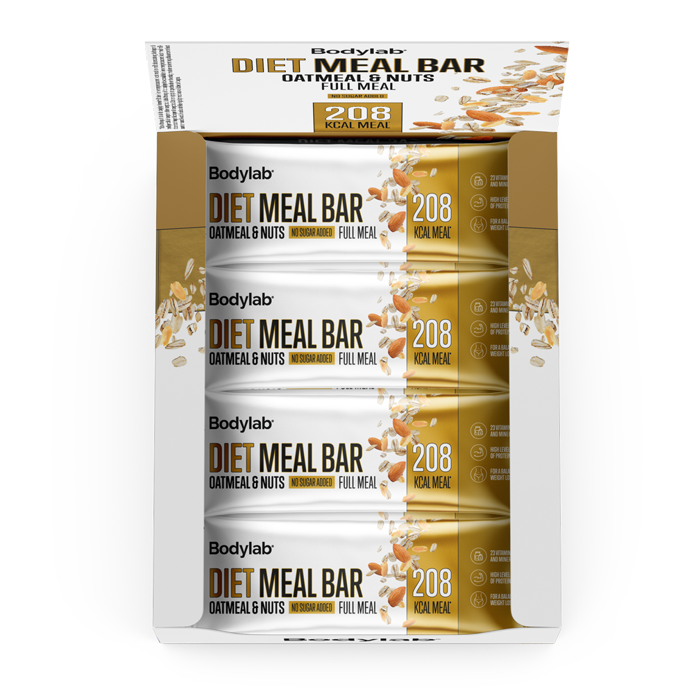 Brug Diet Meal Bar (12 x 55 g) - Oatmeal & Nuts til en forbedret oplevelse