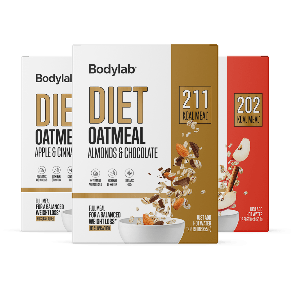 Køb Bodylab Diet Oatmeal (12 x 55 g)