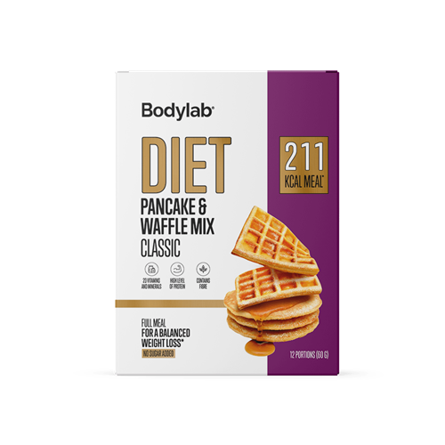 Bodylab Diet Pancake & Waffle Mix (12 x 60 g) - Classic
