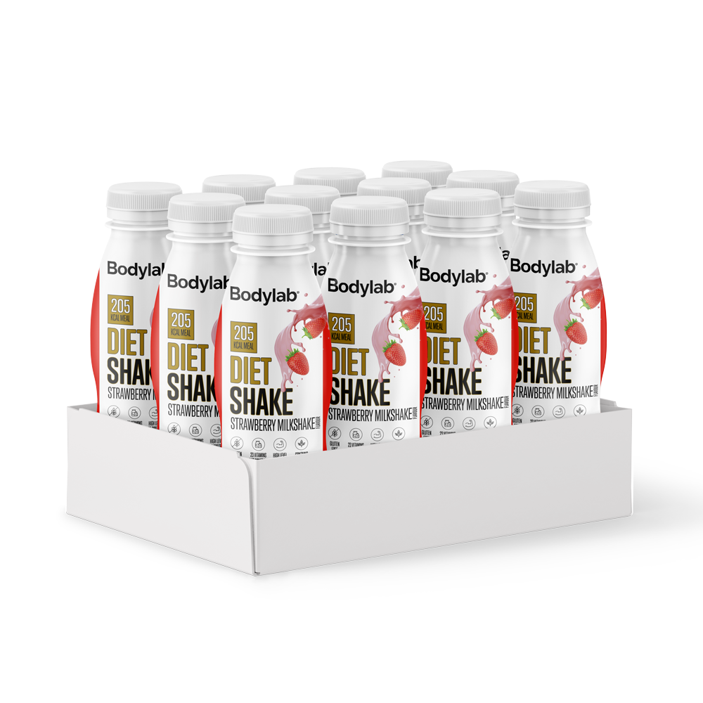 Brug Diet Shake Ready To Drink (12 x 330 ml) - Strawberry Milkshake til en forbedret oplevelse