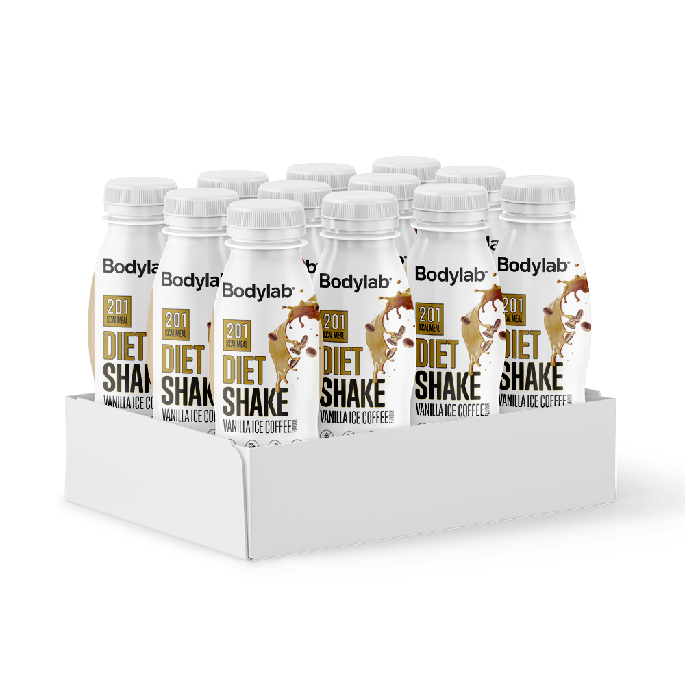 Køb Bodylab Diet Shake Ready To Drink (12 x 330 ml) – Vanilla Ice Coffee