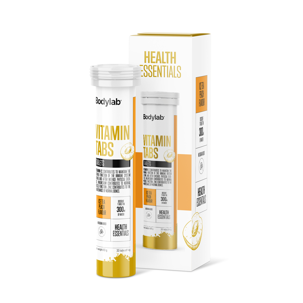 Vitamin Tabs med Ice Tea Peach – køb her! | Bodylab