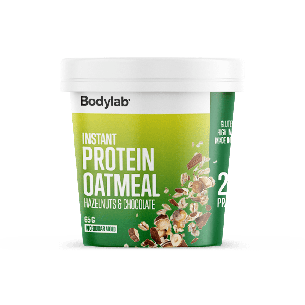 Køb Bodylab Instant Protein Oatmeal (65 g) - Hazelnuts & Chocolate - Pris 15.00 kr.