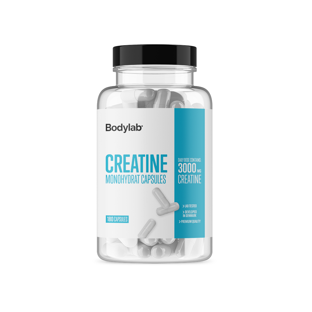 Brug Creatine Capsules (180 stk.) til en forbedret oplevelse