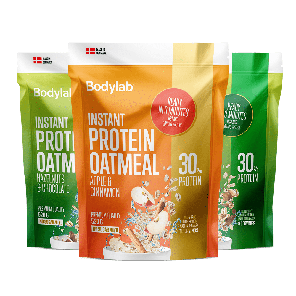 Køb Bodylab Instant Protein Oatmeal (520 g) - Pris 119.00 kr.