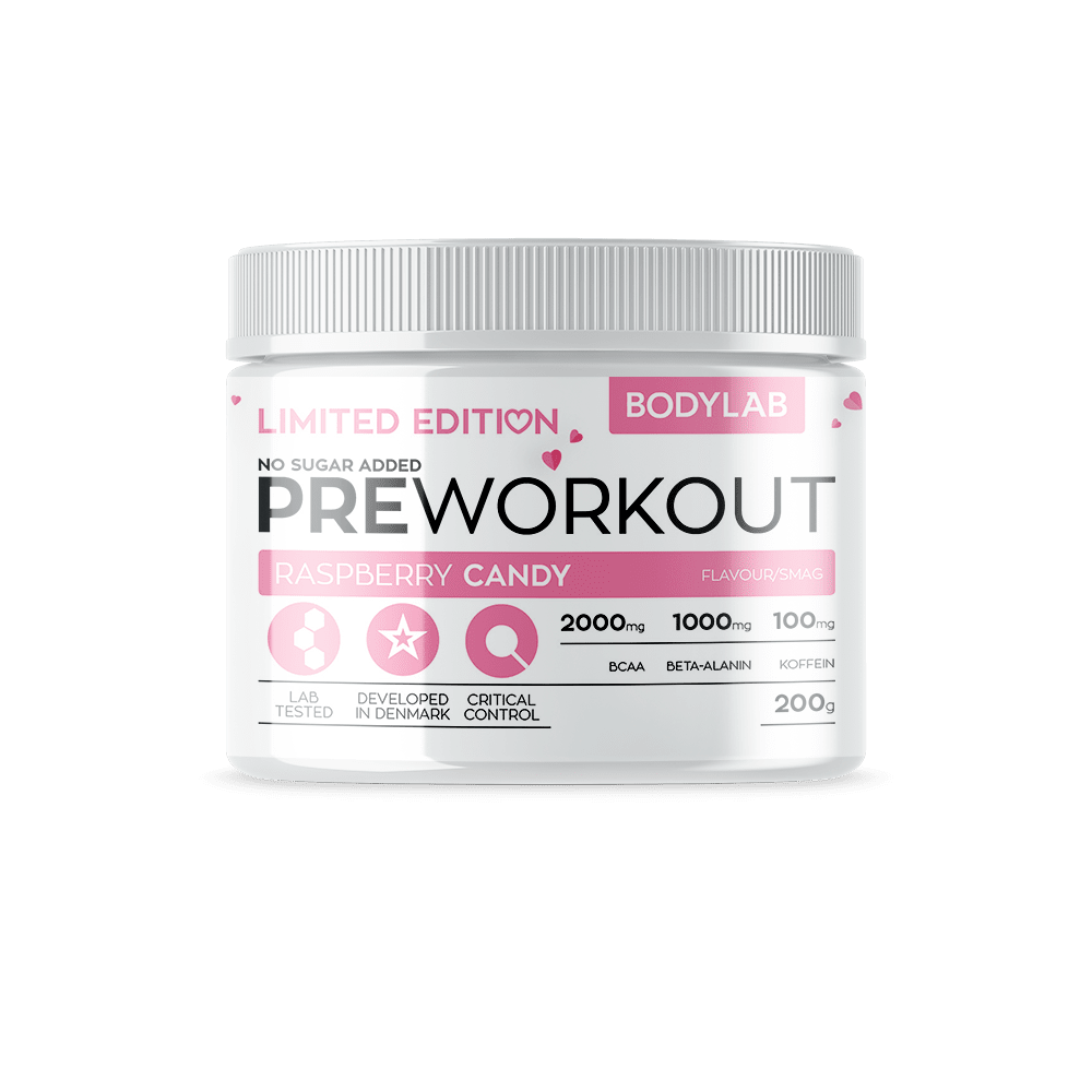 Bodylab Pre Workout (200 g) Raspberry Candy.