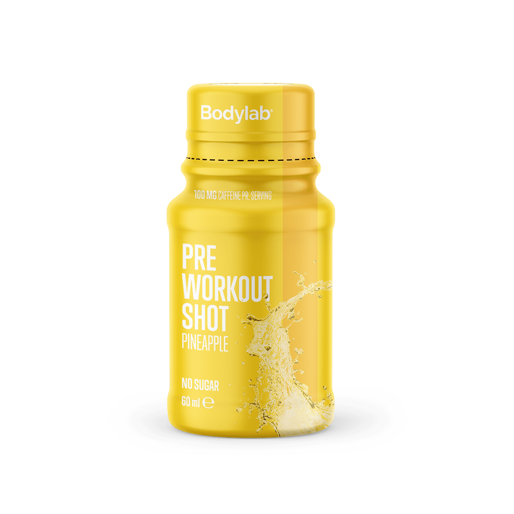 Brug Pre Workout Shot (60 ml) - Pineapple til en forbedret oplevelse
