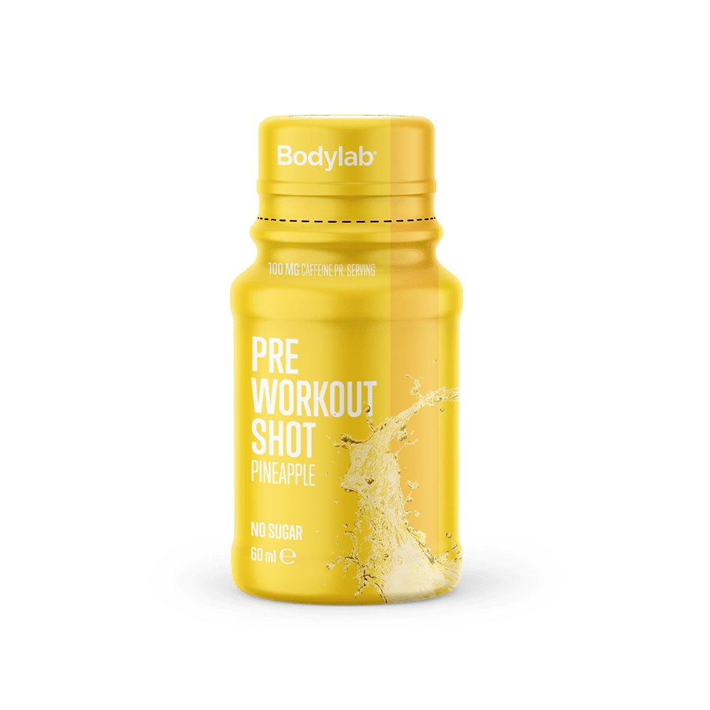 Brug Pre Workout Shot (60 ml) til en forbedret oplevelse