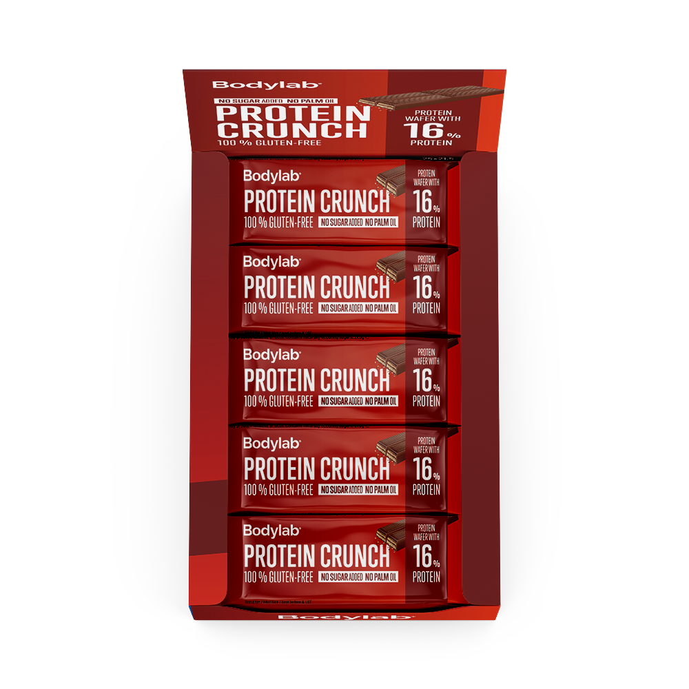 Køb Bodylab Protein Crunch (25 x 21,5 g) - Pris 229.00 kr.