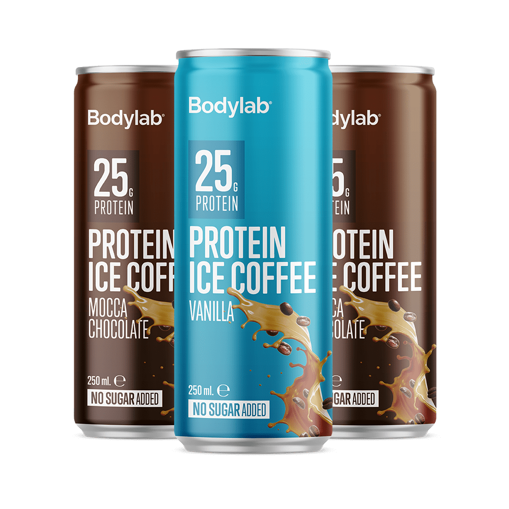 Brug Protein Ice Coffee (250 ml) til en forbedret oplevelse