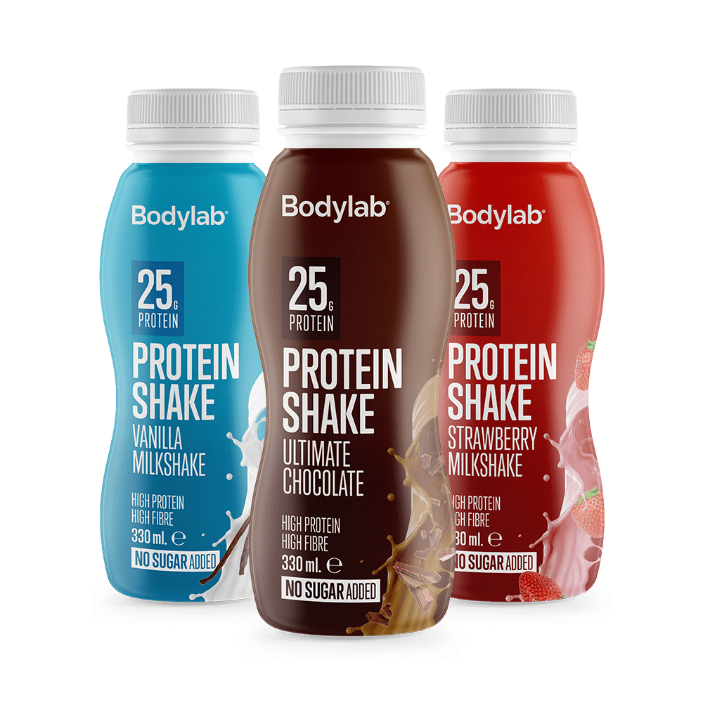 Brug Protein Shake (330 ml) til en forbedret oplevelse