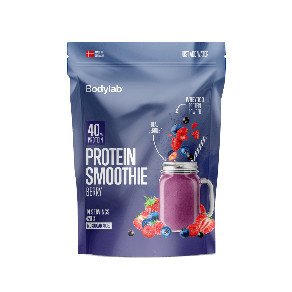 Køb Bodylab Protein Smoothie (420 g) - Berry - Pris 99.00 kr.