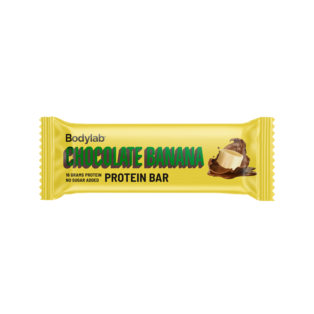 Køb Bodylab Protein Bar (55 g) - Chocolate Banana - Pris 25.00 kr.