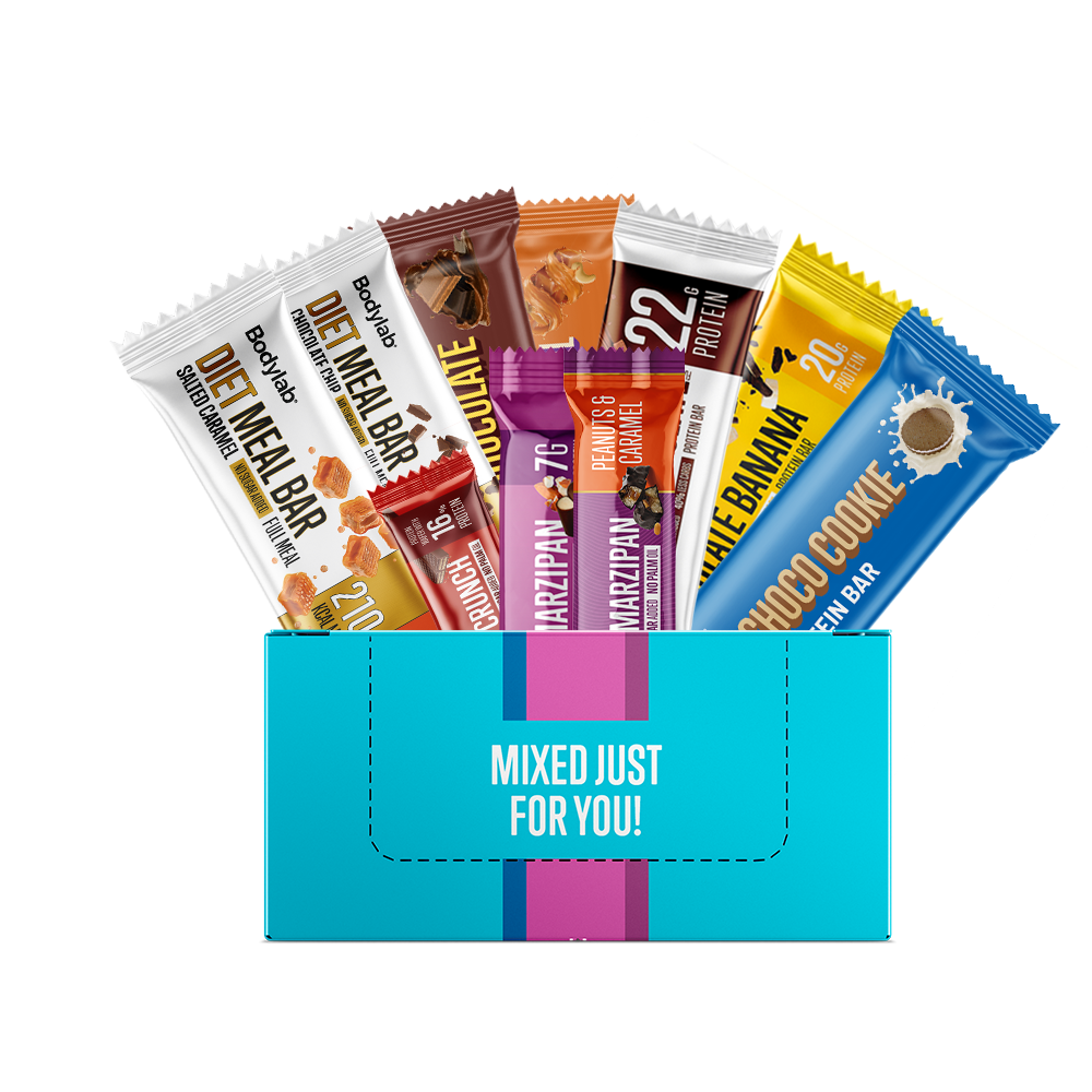 Køb Bodylab Protein Bar Mix Box - Pris 219.00 kr.