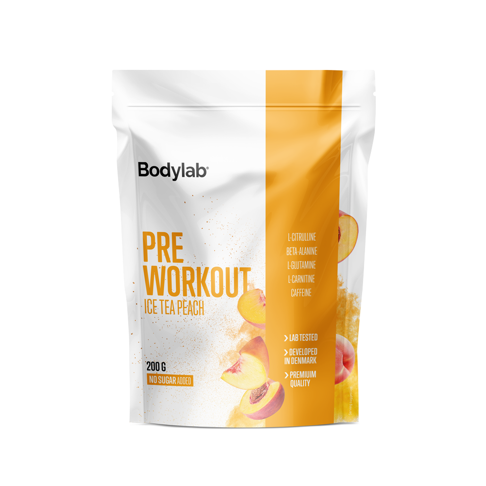 Brug Pre Workout (200 g) - Ice Tea Peach til en forbedret oplevelse