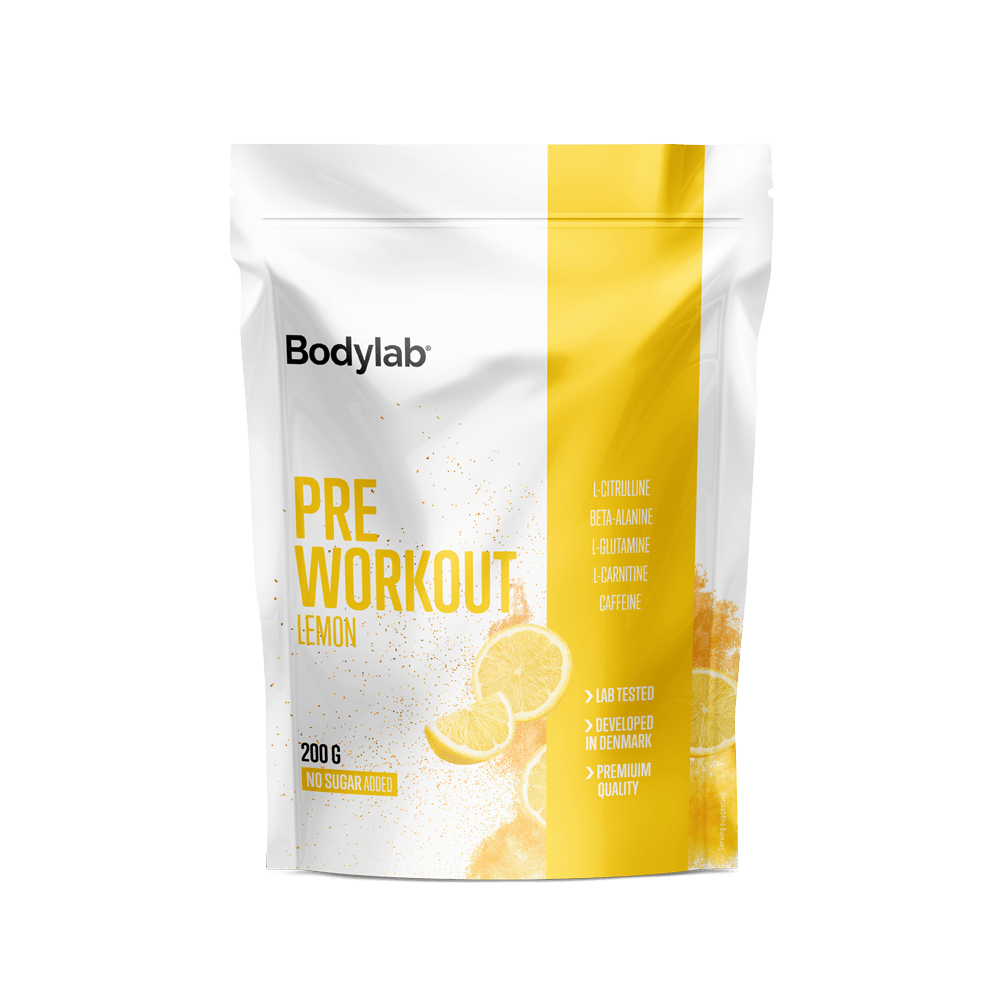 Brug Pre Workout (200 g) - Lemon til en forbedret oplevelse