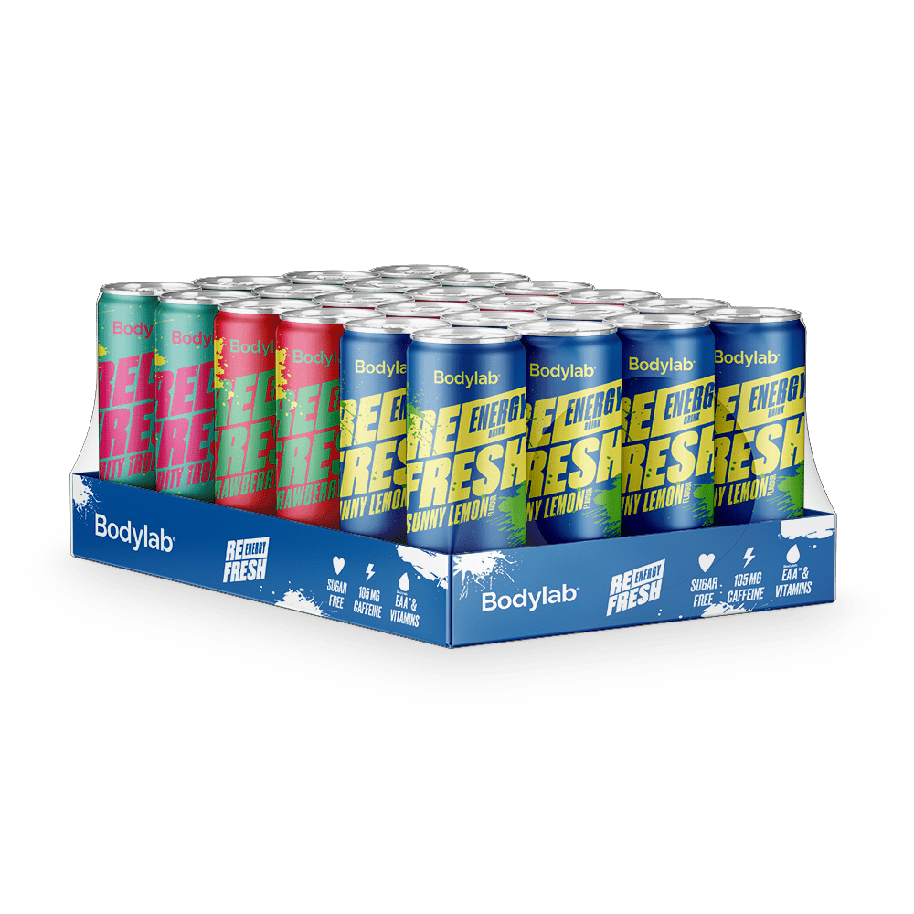 Bodylab Refresh Energy Drink (24 x 330 ml) - Mix Box
